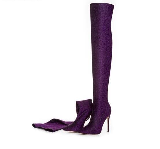 slim fit over the knee boots
