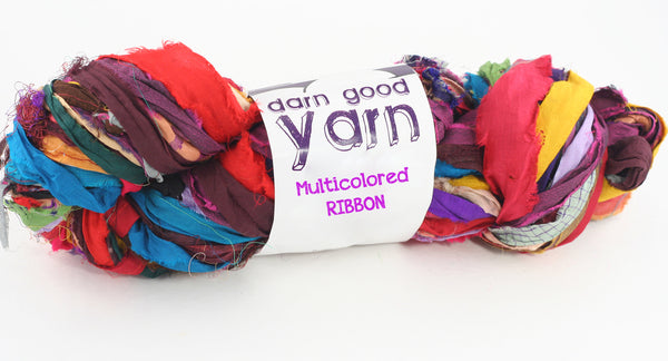 multicolored yarn skein