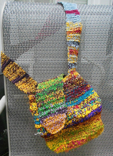 bag made out of yarn