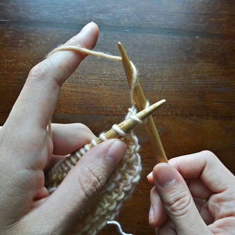 Continental Knitting Step 3