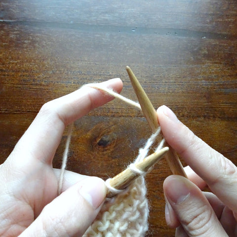 Continental Knitting Step 4