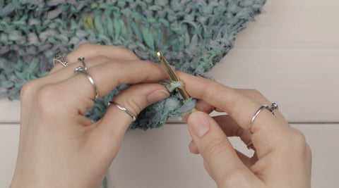 How To Make + Add Fringe To Your Next Knit Or Crochet Project Step 4