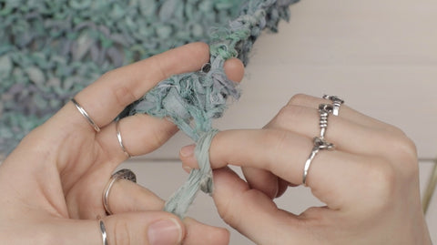 How To Make + Add Fringe To Your Next Knit Or Crochet Project Step 8