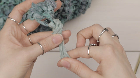 How To Make + Add Fringe To Your Next Knit Or Crochet Project Step 9