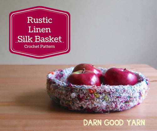 yarn basket over table