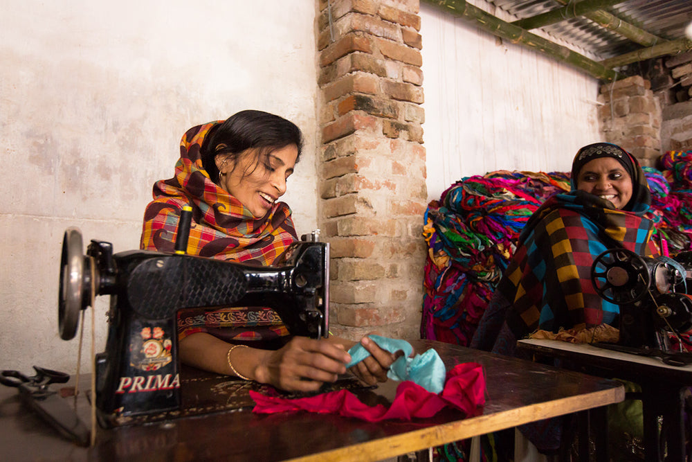 Seamstresses working in India