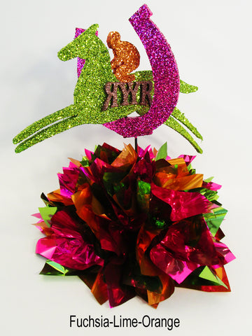 Horse and Jockey Centerpiece - Designs by Ginny