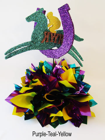 Horse and Jockey Centerpiece - Designs by Ginny