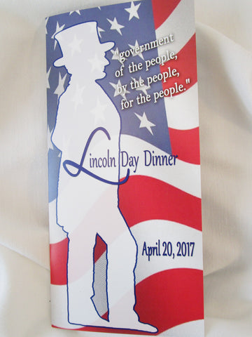 Lincoln Day Dinner Invite Cover