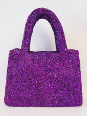 purple styrofoam purse - Designs by Ginny