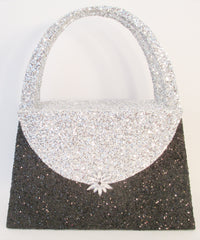 black and Silver purse - Designs by Ginny