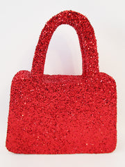 red styrofoam purse - Designs by Ginny