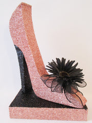 stiletto high heel shoe with flower - Designs by Ginny