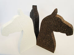 Styrofoam horse heads - Designs by Ginny