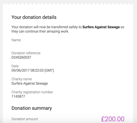 SAS Donation