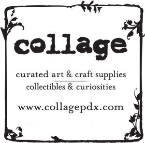 collage art and craft supplies logo