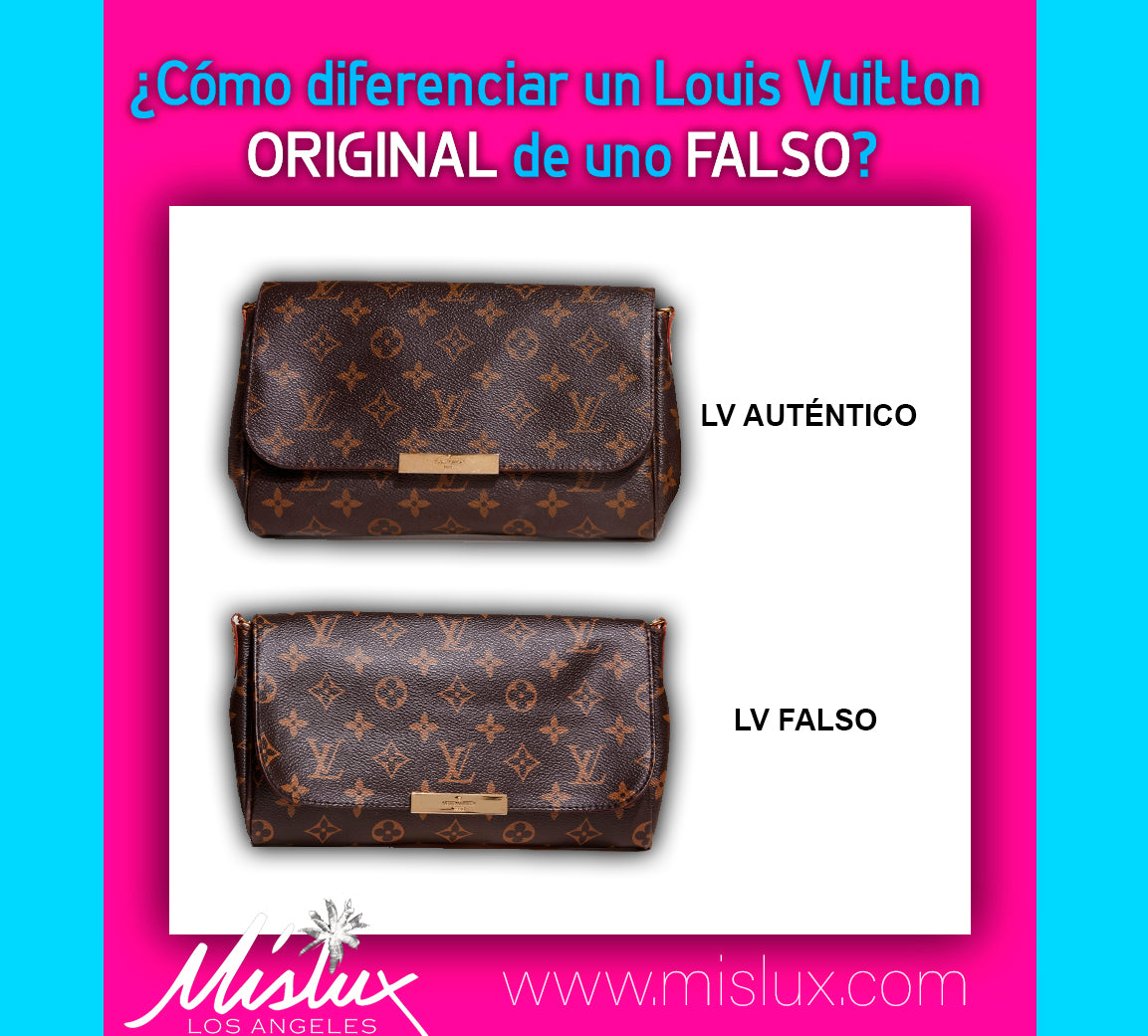 Electrónico Aventurarse Menos Cómo distinguir un bolso Louis Vuitton original de uno falso o réplica? -  MISLUX