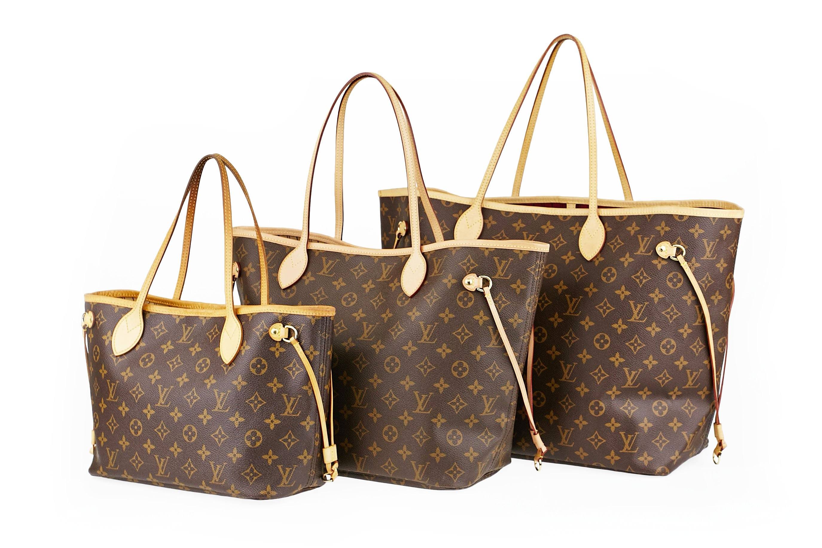 LOUIS VUITTON Neverfull Size MM Monogram Pivoine M41178