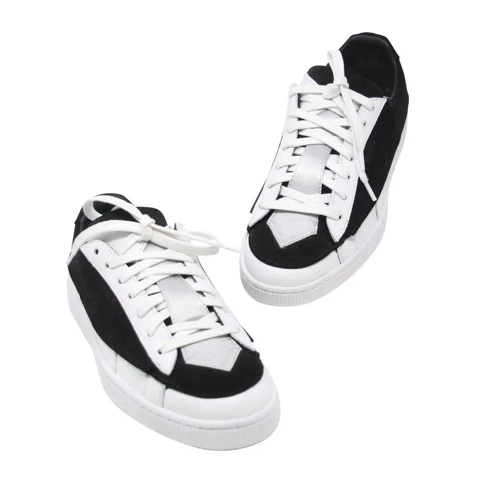 Puma x Karl Lagerfeld Suede and Leather Lace Up Women's Sneakers PM-S0917P-0143 – MISLUX