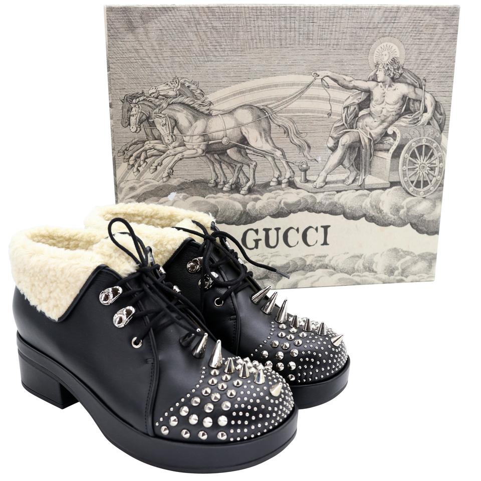 gucci studded booties