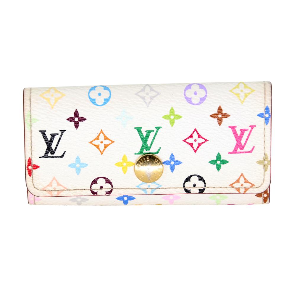 Louis Vuitton Multicles 4 Key Holder Canvas Wallet –