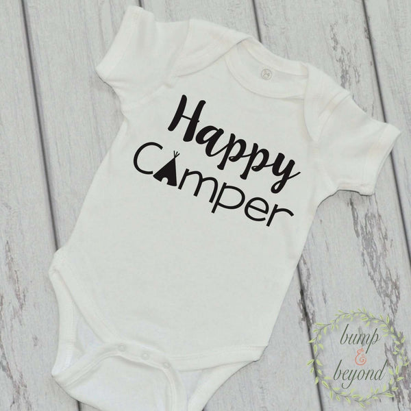 happy camper baby outfit