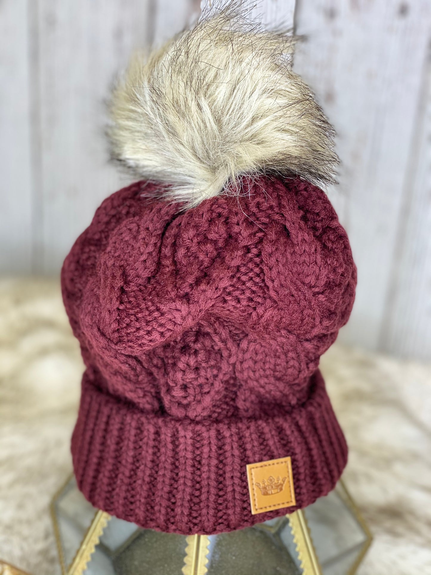 Stella Cable Knit Toboggan