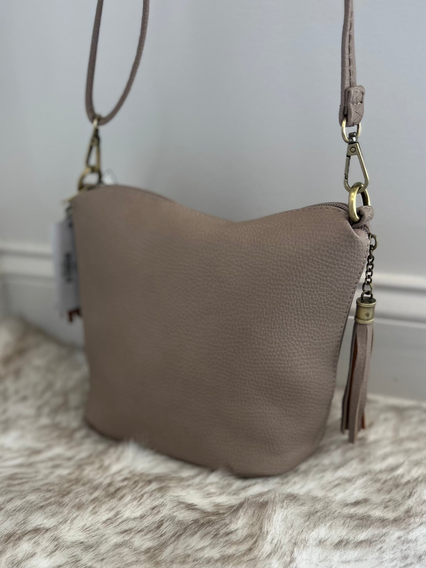 Dylan Fog Grey Crossbody