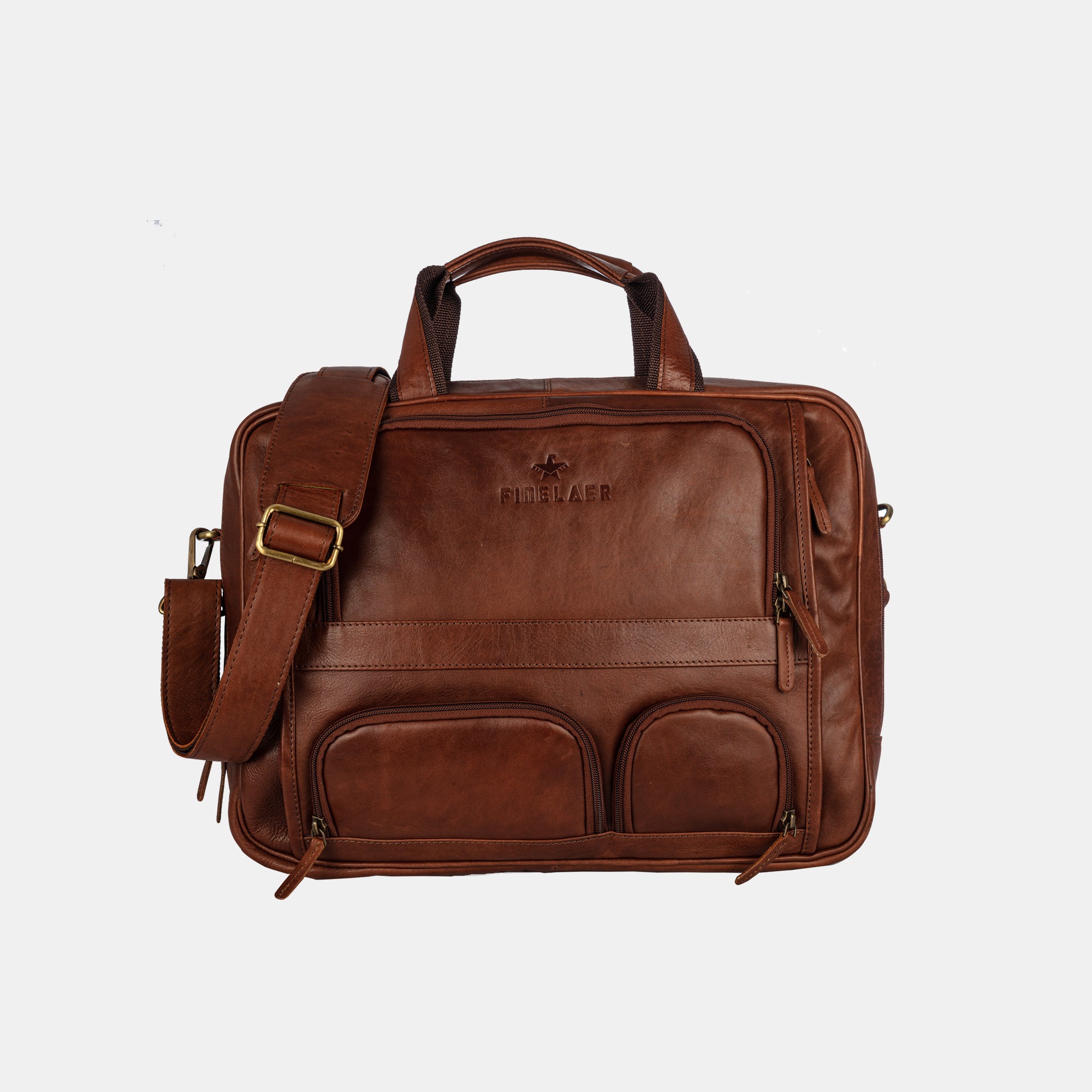 15.6 leather laptop bag