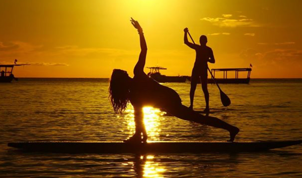 Naish SUP Yoga, Sunset Abu Dhabi, United Arab Emirates