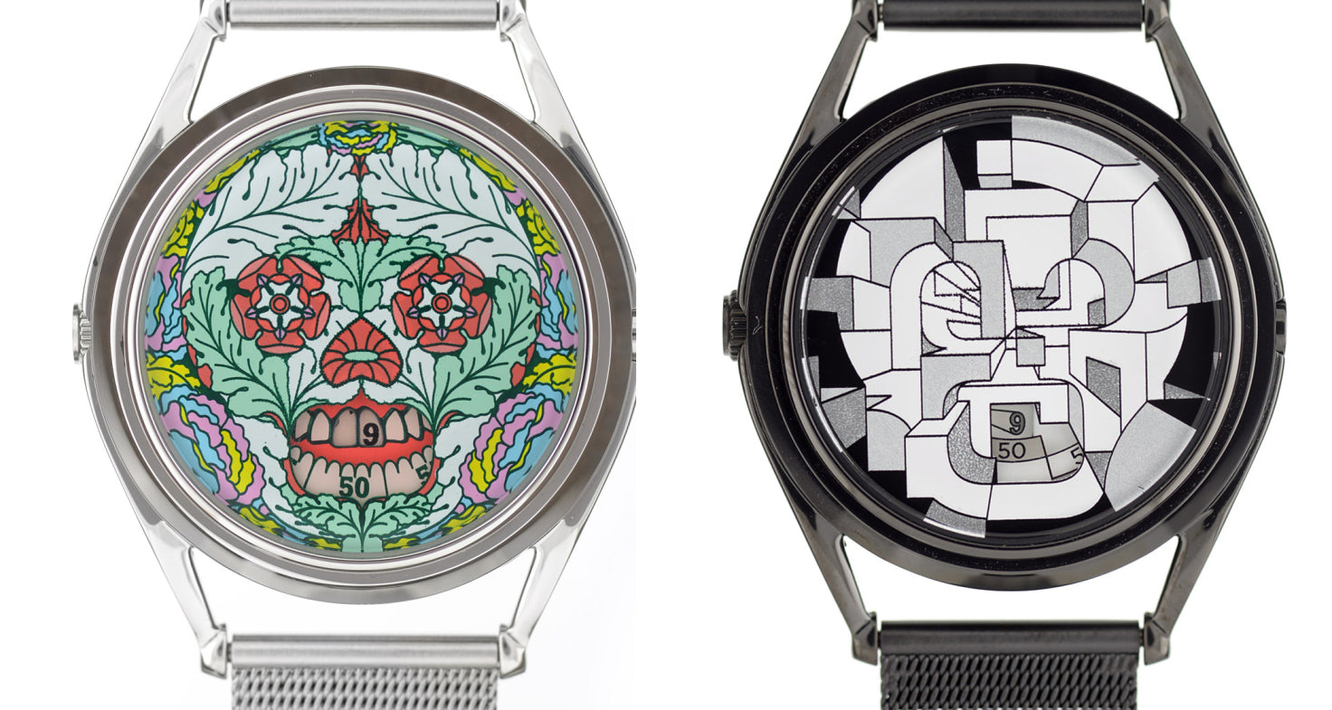Skull watches by Edward Monaghan