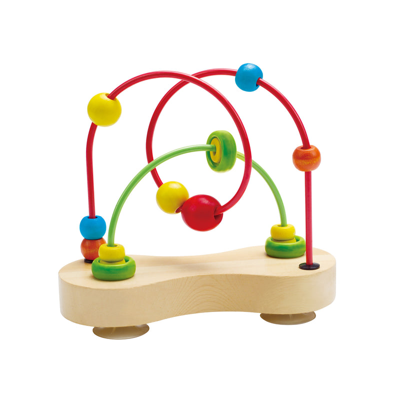 hape wooden bead maze