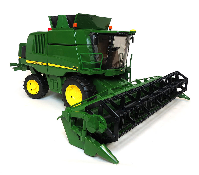 bruder john deere harvester