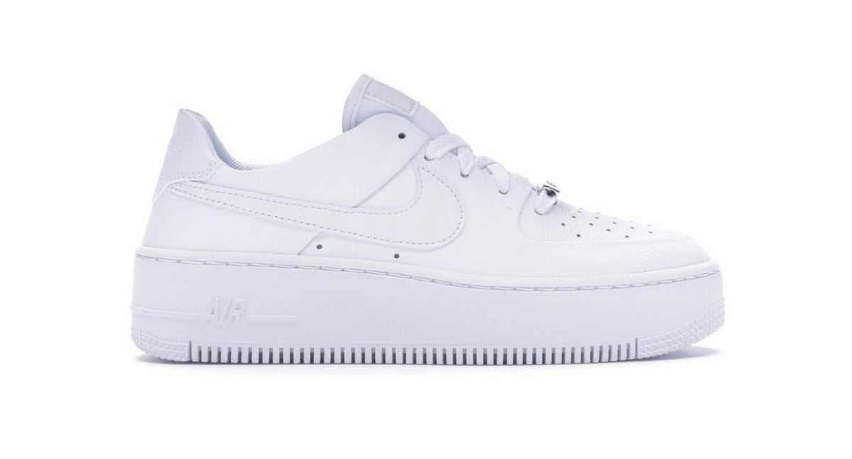 nike air force 1 low sage white