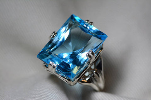 Blue Topaz Ring