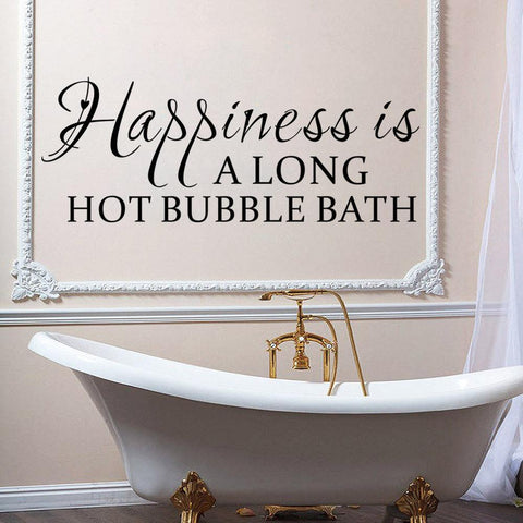 HAPPINESS QUOTE WALL STICKER