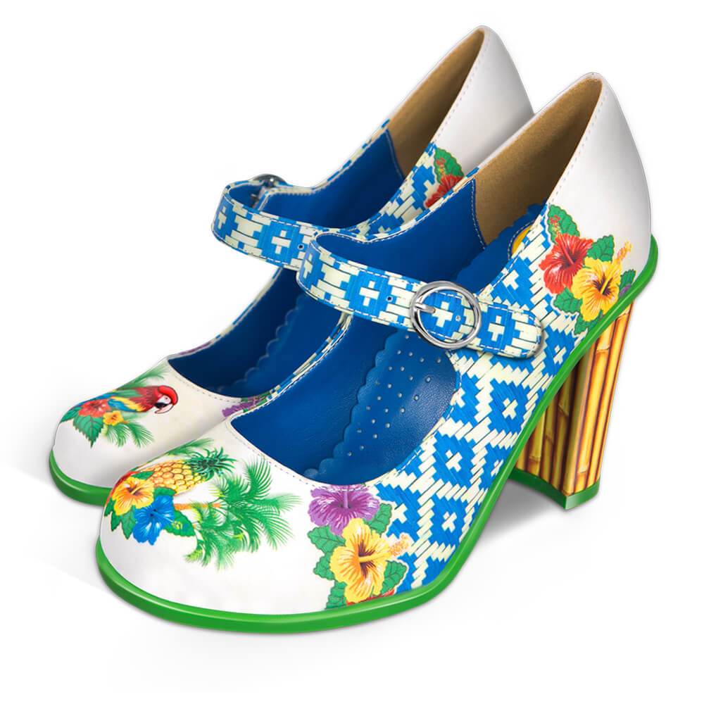 Chocolaticas® High Heels Tropic Women's Mary Jane Pump