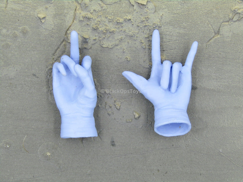 Blue Surgical Gloved Hand Set A 1//6 Scale Toy Biohazard Boy