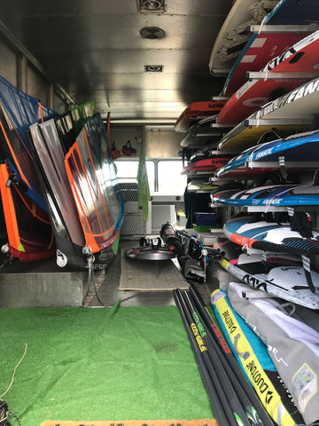 Delta Windsurf Rental Demo Gear Truck