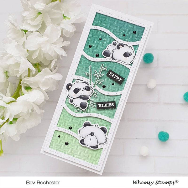 Synthetic Material JEJE Clear Stamps Panda 18.9 x 10.5 x 0.3 cm