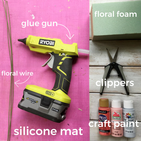 tools for floral arranging 