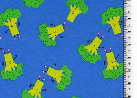 Broccoli Jersey PRE ORDER - Kailuna Fabrics Uk Jersey Fabric