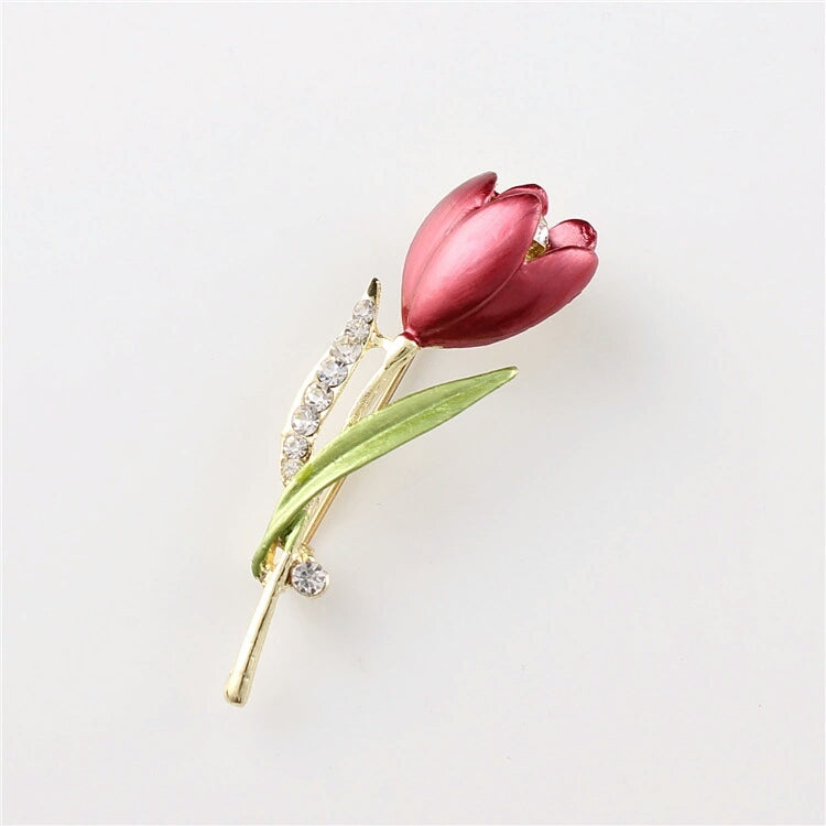 Dress Pin Tulips brooch