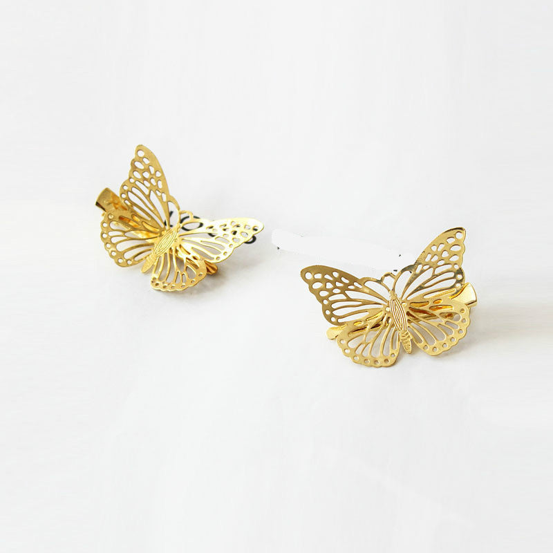 Hair gold Butterfly Barrette - Fashionista Jewelry, Hair gold Butterfly Barrette - Fashion Accessories, Fashionista - Fashionista.asia