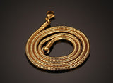 Silver&Gold-plated Snake Chain Necklace