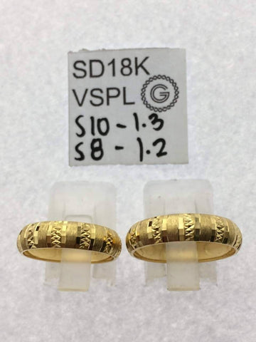 18k Real Gold Wedding Ring 10/8 Nov.btch 29