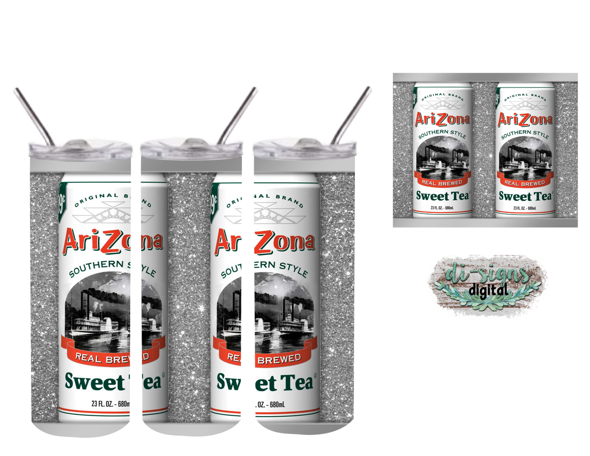 Arizona sweet tea digital image for skinny tumblers sublimation