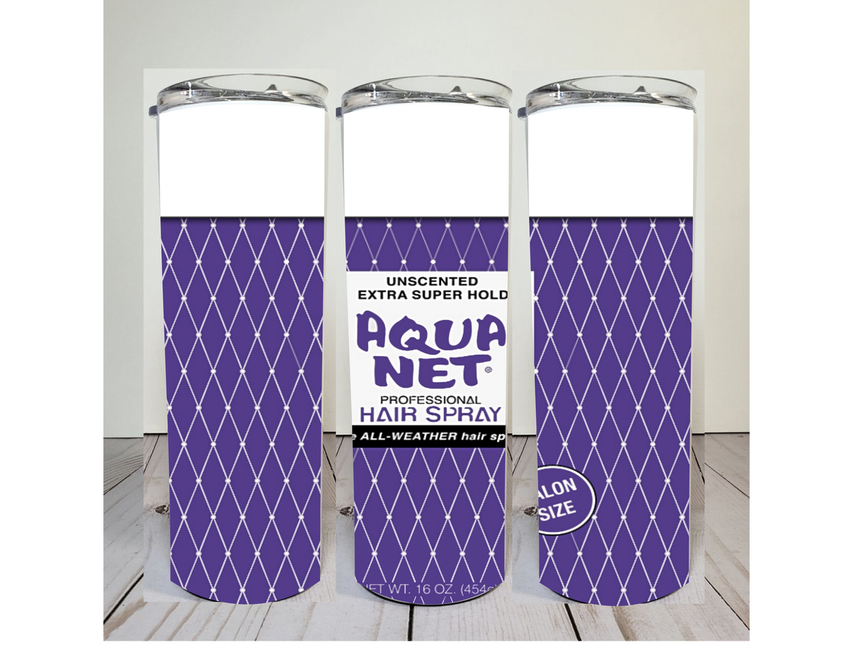 Aquanet 4 Colors digital image for skinny tumblers sublimation