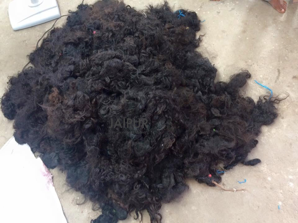 Raw Curly Hair | Indian Remy Hair | Natural Curly Wavy | Jaipur Hair