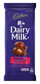 Cadbury Block Fruit & Nut x 9 (Bulk Value Pack)